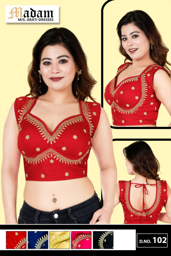 Mumtaz Cut Bridal Blouse